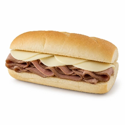 Jersey Mike's Cold Subs #6 Roast Beef & Provolone White Giant