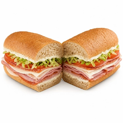 Jersey Mike's Cold Subs #9 Club Supreme with Mayonnaise Wheat Giant