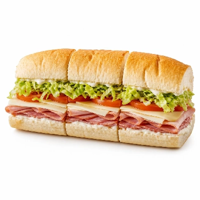 Jersey Mike's Cold Subs #9 Club Supreme with Mayonnaise White Giant