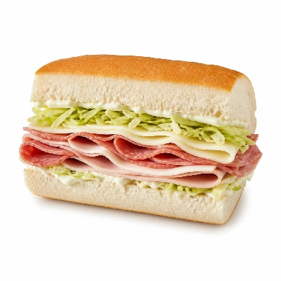 Jersey Mike's Cold Subs #9 Club Supreme with Mayonnaise White Mini