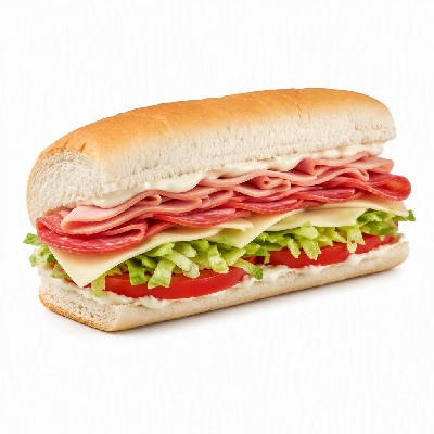 Jersey Mike's Cold Subs #9 Club Supreme with Mayonnaise White Regular