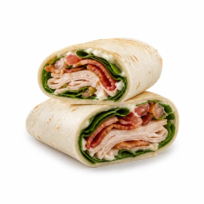 Jersey Mike's Cold Subs as Wraps #1 BLT with Mayonnaise Spinach