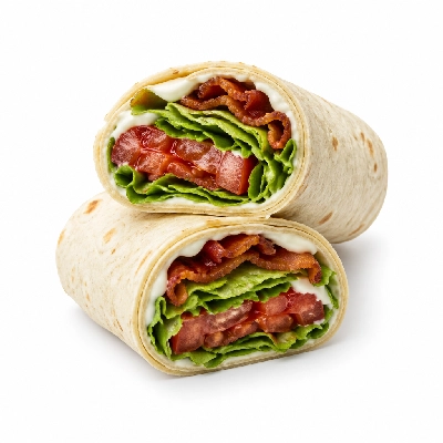 Jersey Mike's Cold Subs as Wraps #1 BLT with Mayonnaise Tomato
