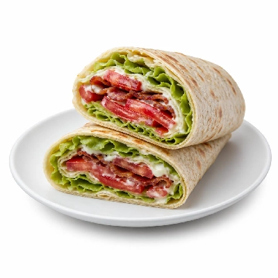 Jersey Mike's Cold Subs as Wraps #1 BLT with Mayonnaise Wheat