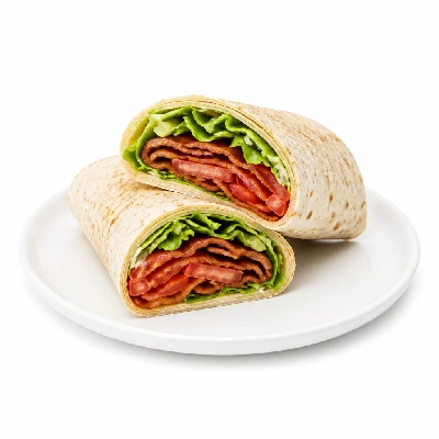Jersey Mike's Cold Subs as Wraps #1 BLT without Mayonnaise Wheat