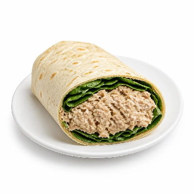 Jersey Mike's Cold Subs as Wraps #10 Tuna Spinach