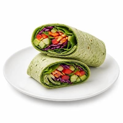 Jersey Mike's Cold Subs as Wraps #14 Veggie Spinach