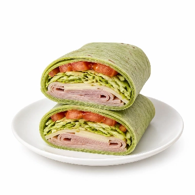 Jersey Mike's Cold Subs as Wraps #4 The Number Four Spinach