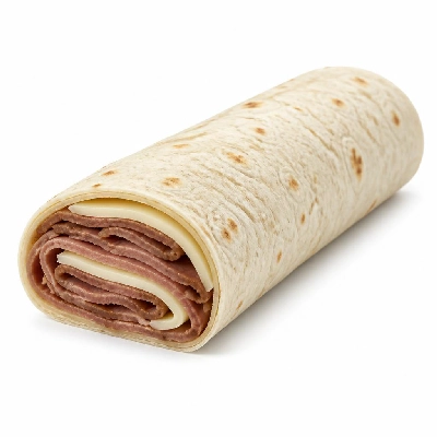 Jersey Mike's Cold Subs as Wraps #6 Roast Beef & Provolone Flour Tortilla