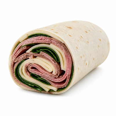 Jersey Mike's Cold Subs as Wraps #6 Roast Beef & Provolone Spinach