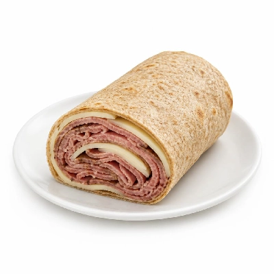 Jersey Mike's Cold Subs as Wraps #6 Roast Beef & Provolone Wheat