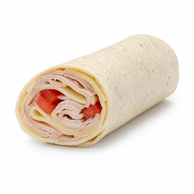Jersey Mike's Cold Subs as Wraps #7 Turkey Breast & Provolone Tomato