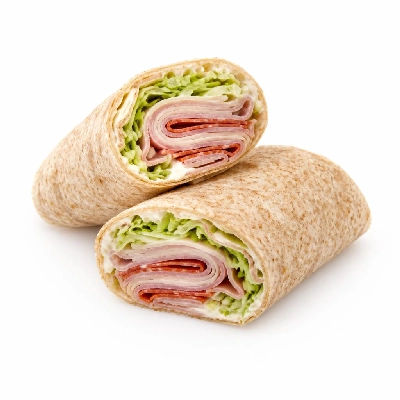 Jersey Mike's Cold Subs as Wraps #8 Club with Mayonnaise Wheat