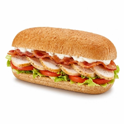 Jersey Mike's Cold Subs Chicken Club with Mayonnaise Wheat Mini