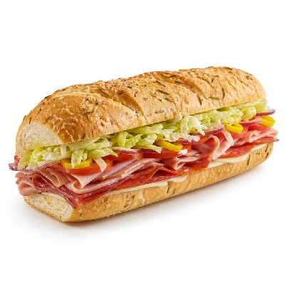Jersey Mike's Cold Subs Number Thirteen Original Italian Rosemary Parmesan Bread Regular