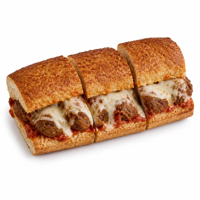Jersey Mike's Hot Subs #15 Meatball and Cheese Wheat Giant