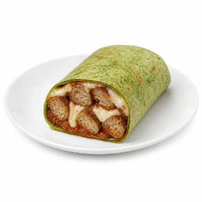 Jersey Mike's Hot Subs as Wraps #15 Meatball and Cheese Spinach