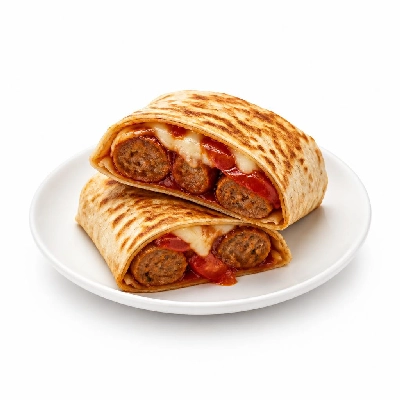 Jersey Mike's Hot Subs as Wraps #15 Meatball and Cheese Tomato