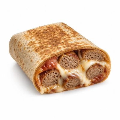 Jersey Mike's Hot Subs as Wraps #15 Meatball and Cheese Wheat