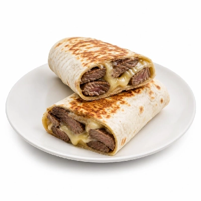 Jersey Mike's Hot Subs as Wraps #16 Steak Philly Flour Tortilla