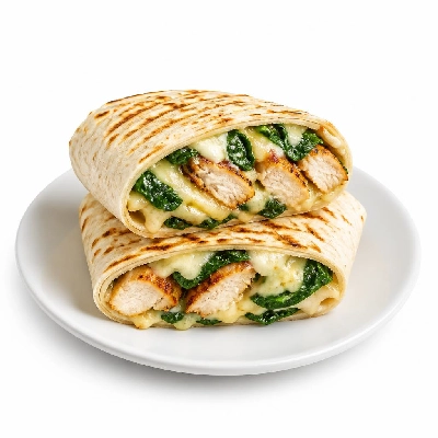 Jersey Mike's Hot Subs as Wraps #18 Grilled Chicken Parmesan Spinach