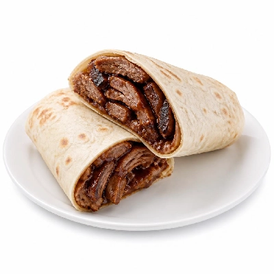 Jersey Mike's Hot Subs as Wraps #19 BBQ Beef Flour Tortilla