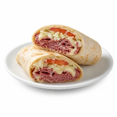 Jersey Mike's Hot Subs as Wraps #20 Reuben Tomato