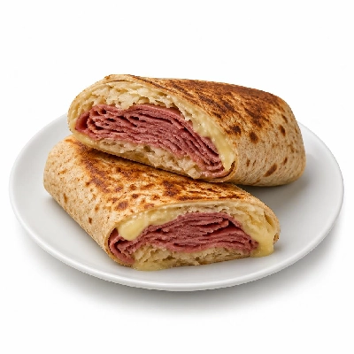 Jersey Mike's Hot Subs as Wraps #20 Reuben Wheat