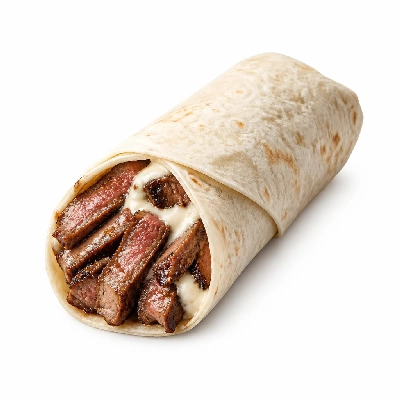 Jersey Mike's Hot Subs as Wraps #43 Chipotle Steak with Mayonnaise Flour Tortilla