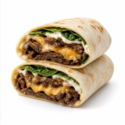 Jersey Mike's Hot Subs as Wraps California Cheesesteak with Mayonnaise Spinach