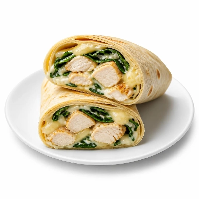 Jersey Mike's Hot Subs as Wraps California Chicken Cheesesteak with Mayonnaise Spinach