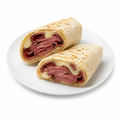 Jersey Mike's Hot Subs as Wraps Pastrami and Swiss Flour Tortilla