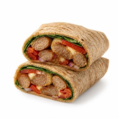 Jersey Mike's Hot Subs as Wraps Sausage Wheat