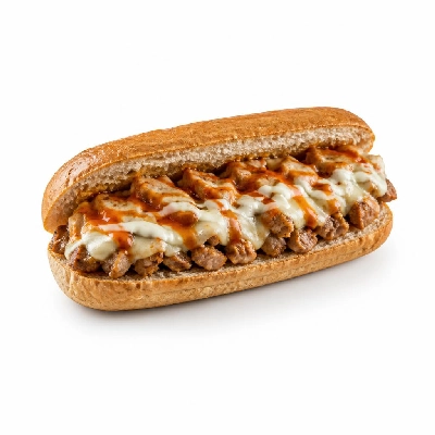 Jersey Mike's Hot Subs Buffalo Steak Cheesesteak with Blue Cheese Dressing Wheat Regular
