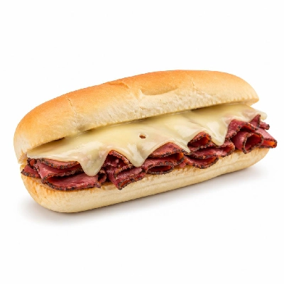 Jersey Mike's Hot Subs Pastrami and Swiss White Giant
