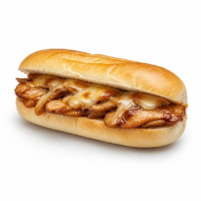 Jersey Mike's Hot Subs Teriyaki Chicken Cheesesteak White Giant