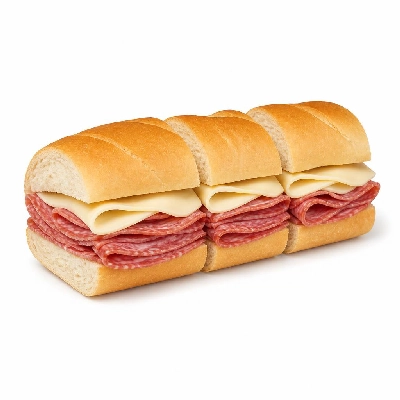 Jersey Mike's Kid's Meal Subs #11 Salami and Provolone White