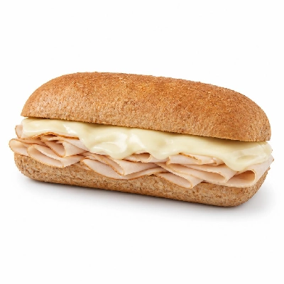 Jersey Mike's Kid's Meal Subs #7 Turkey Breast and Provolone Wheat