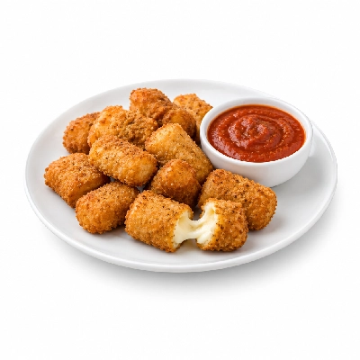 Johnny Carino's Appetizers Fried Mozzarella Mini with Spicy Marinara Sauce