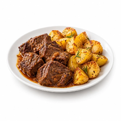 Johnny Carino's Beef Pork Items Italian Pot Roast Grandioso with Roasted Rosemary Potatoes