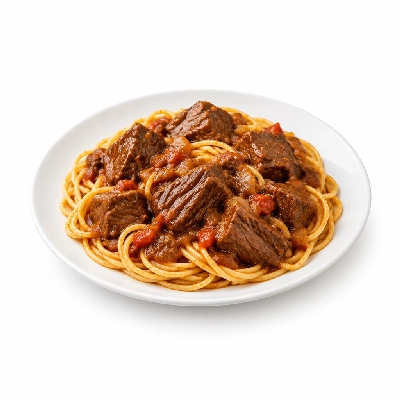 Johnny Carino's Beef Pork Items Italian Pot Roast Grandioso with Spaghetti