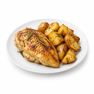 Johnny Carino's Chicken Items Lemon Rosemary Dinner with Roasted Potatoes