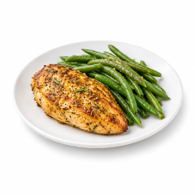 Johnny Carino's Chicken Items Lemon Rosemary Grandioso with Italian Green Beans
