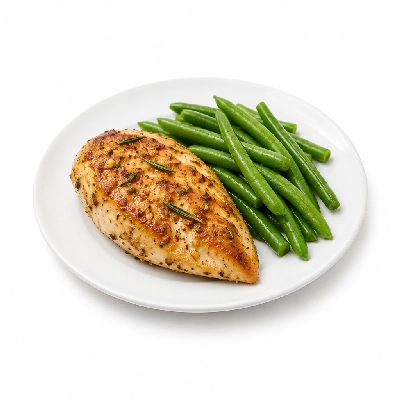 Johnny Carino's Chicken Items Lemon Rosemary Lunch with Italian Green Beans