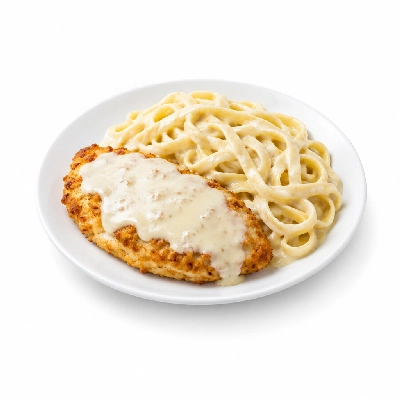 Johnny Carino's Chicken Items Milano Dinner with Fettuccini Alfredo