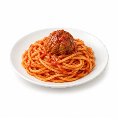 Johnny Carino's Kids Menu Items Create Your Own Pasta with Meatball