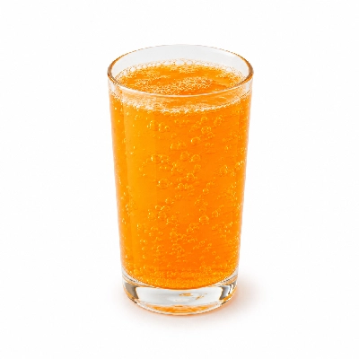Johnny Carino's Kids Menu Items Italian Soda with Orange Syrup
