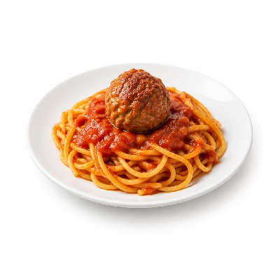 Johnny Carino's Kids Pastas with Meatball and Tomato Sauce