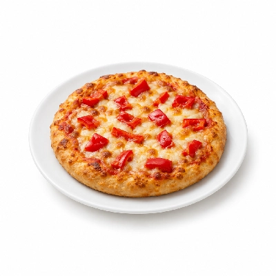 Johnny Carino's Kids Pizzas with Red Bell Peppers