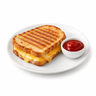 Johnny Carino's Kids Specialties Cheese Panini with Ketchup